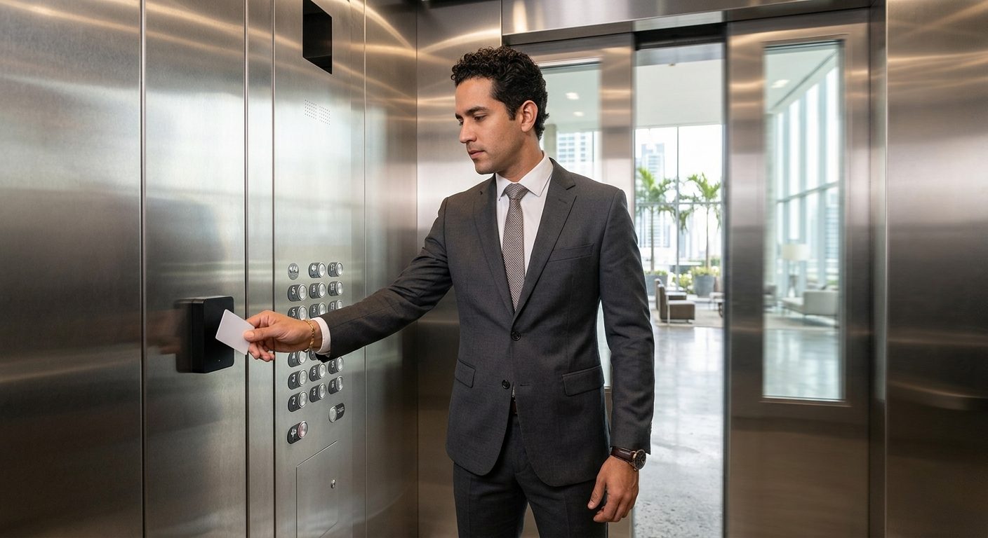 Control de acceso para elevadores