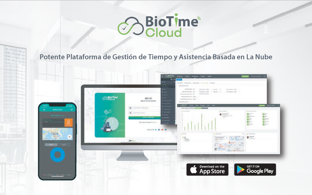 Biotime Cloud - Licencia por equipo